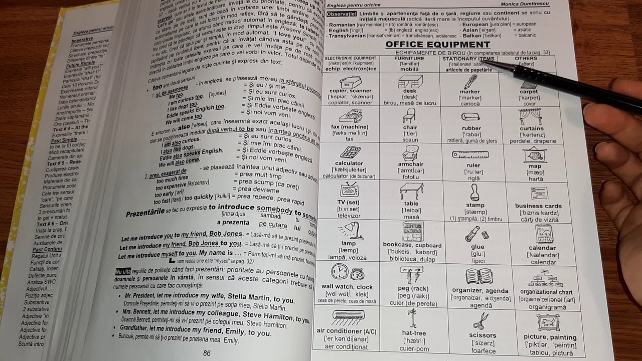 Lecția # 040 - Mai multe echipamente de birou, că de-acolo vin banii 💻🖨☎️📗📂