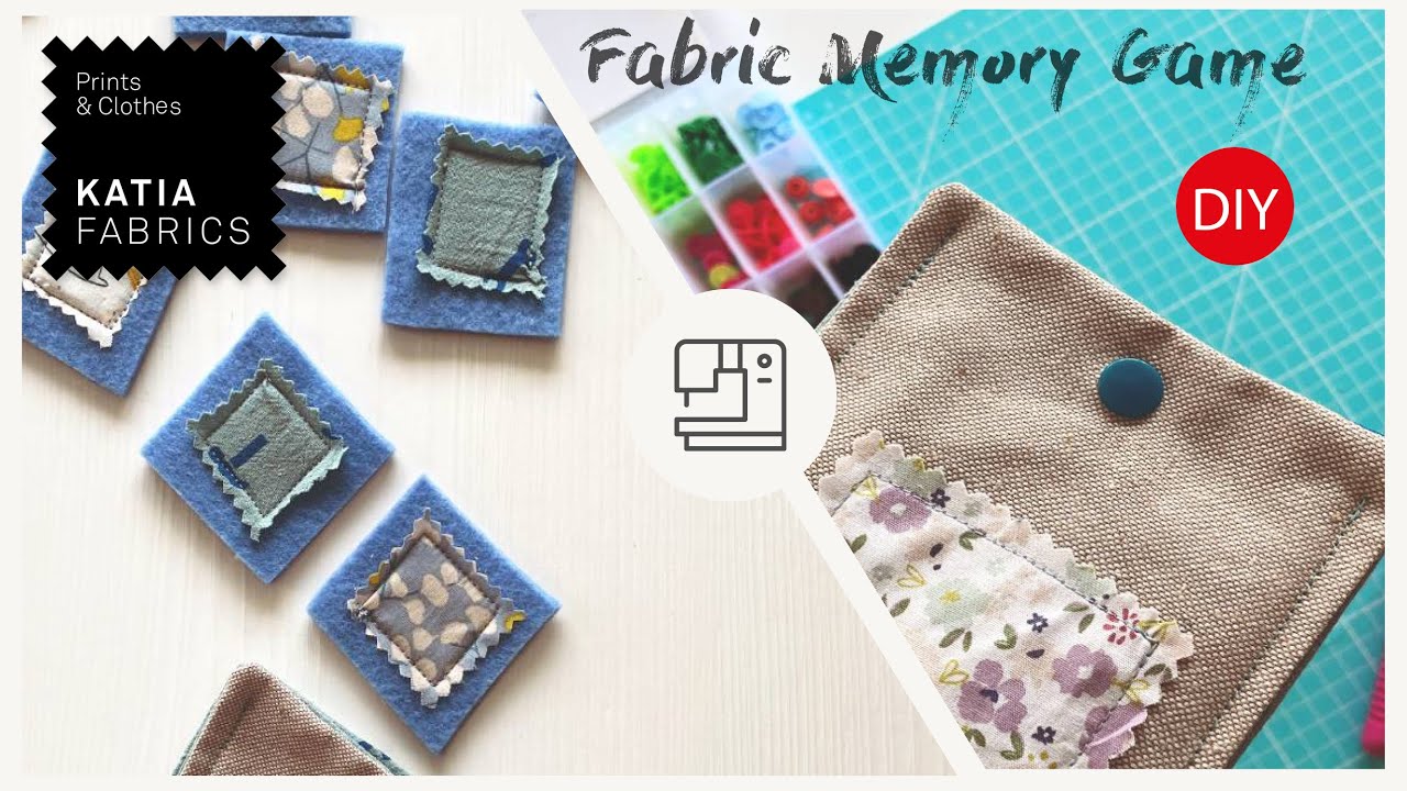 Cose un Juego de Memoria con Retales de Tela ✂️ Proyecto DIY Creativo