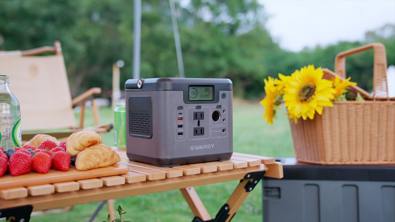 SWAREY S500 Portable Power Station | 518Wh Solar Power Generator 144000mAh