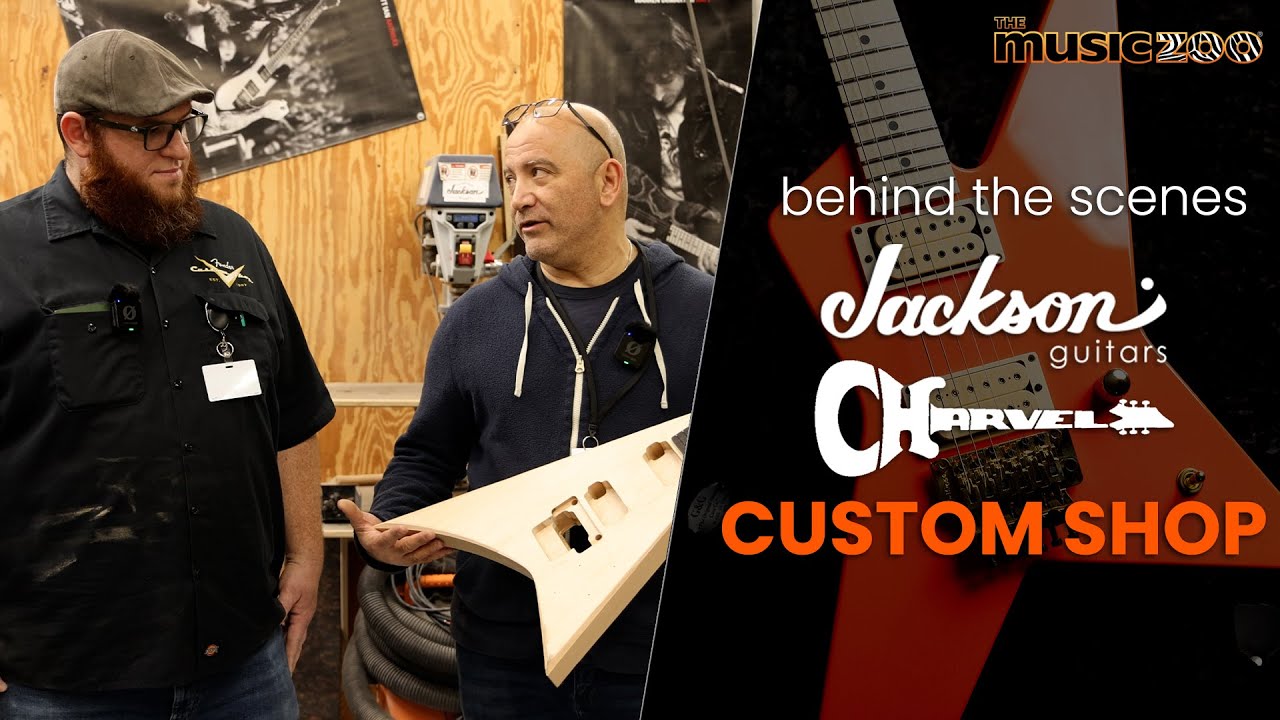 Behind the scenes at the Charvel/Jackson Custom Shop: Original '80s Body Templates!