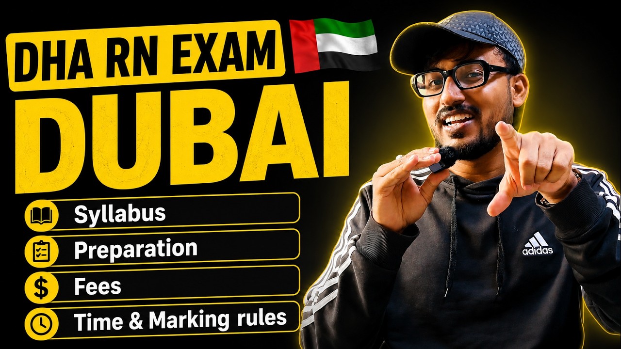 DHA RN Exam Full Guide 🇦🇪(Dubai) | Syllabus, Fees, Time & Preparation | Bong Medic #DHA #nursing