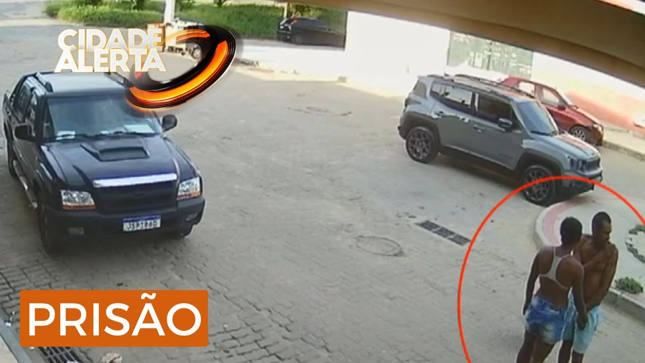 Preso casal suspeito de matar pedreiro. C&acirc;meras flagram detalhes chocantes do crime