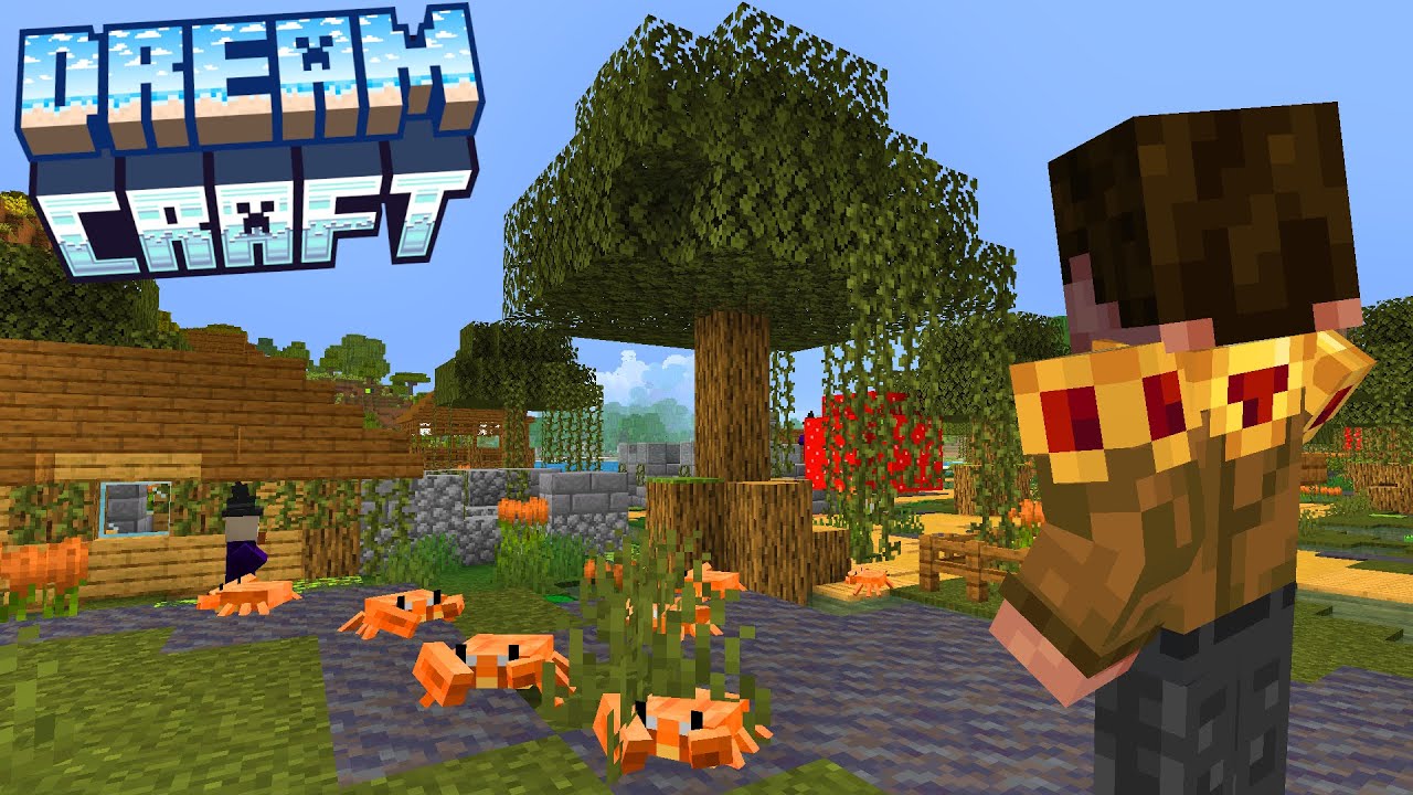 ZNALAZŁEM WIOSKĘ WIEDŹM i... KRABY?! - DreamCraft (7) - (Minecraft 1.21 na Modach)