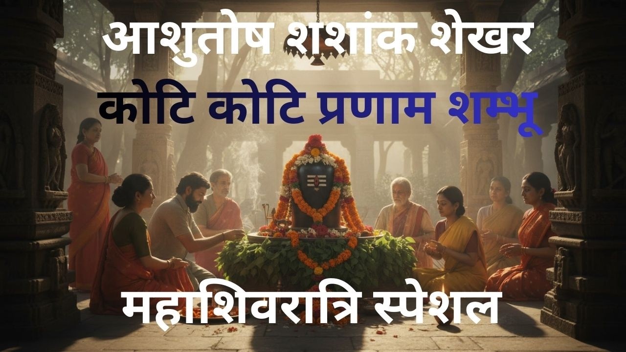 Mahashivratri Special Bhajan  | आशुतोष शशांक शेखर | चन्द्र मौली दिगंबरा