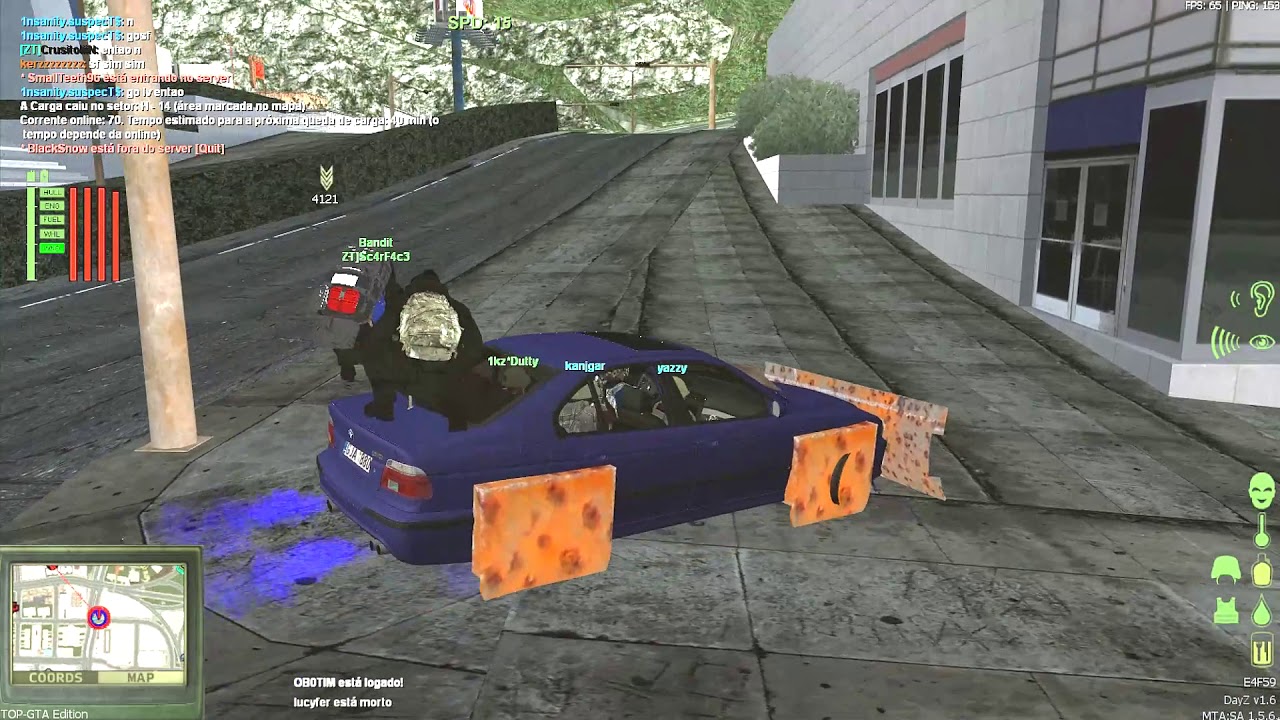MTA DAYZ ~ TOP-GTA ~ PVP + CAR WAR [ZT] vs Insanity