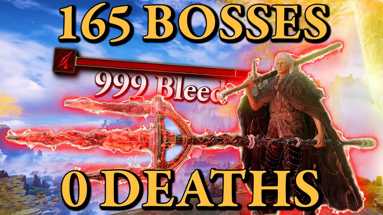 ALL 165 Elden Ring Bosses Without Dying BUT Everything Is RANDOM!