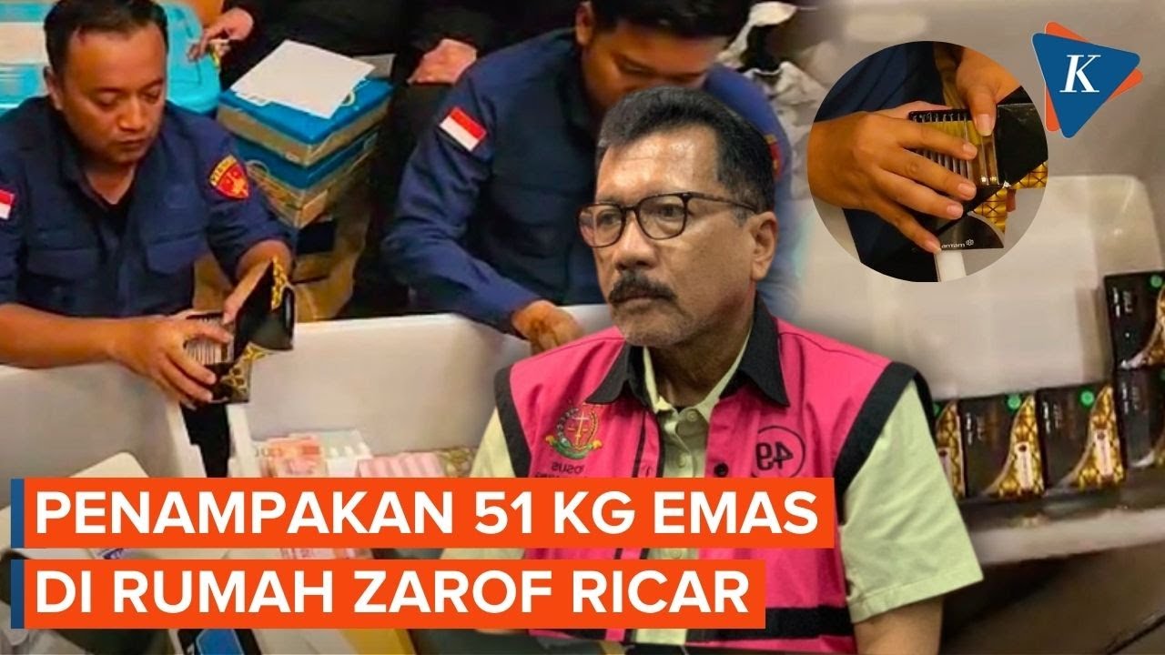 Ini Penampakan Emas Batangan 51 Kg Milik Zarof Ricar Tersangka Dugaan TPPU