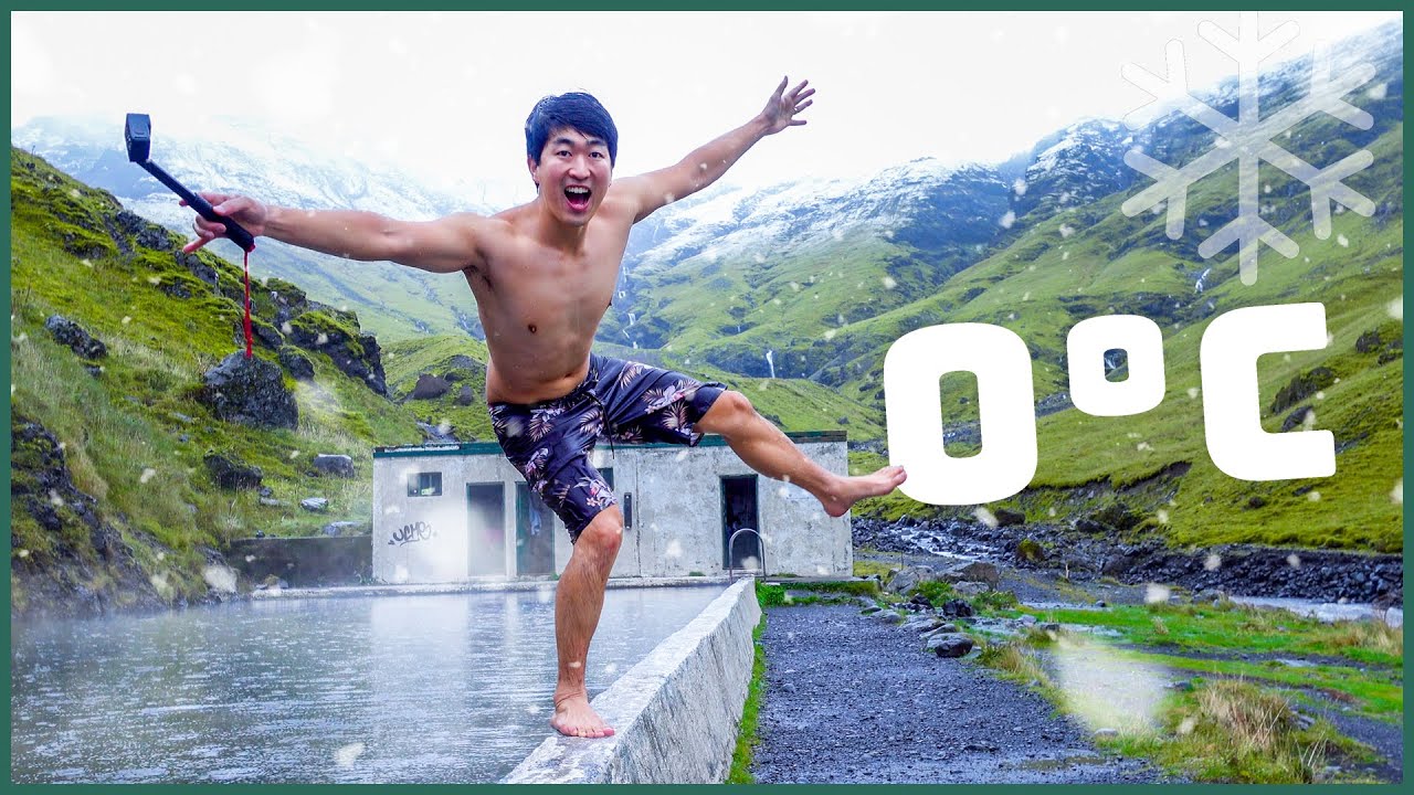 ISLÂNDIA EP.1 Como é entrar numa piscina termal num frio congelante?