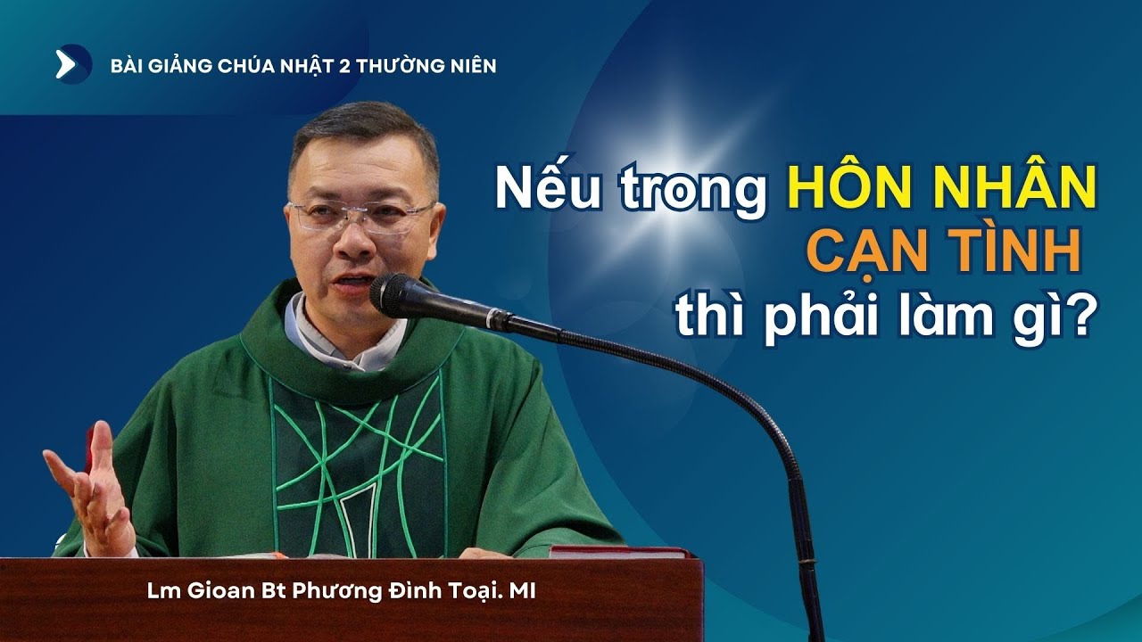 Nếu trong HÔN NHÂN cạn TÌNH thì phải làm gì? - Lm GB Phương Đình Toại, MI | CN II TN năm C