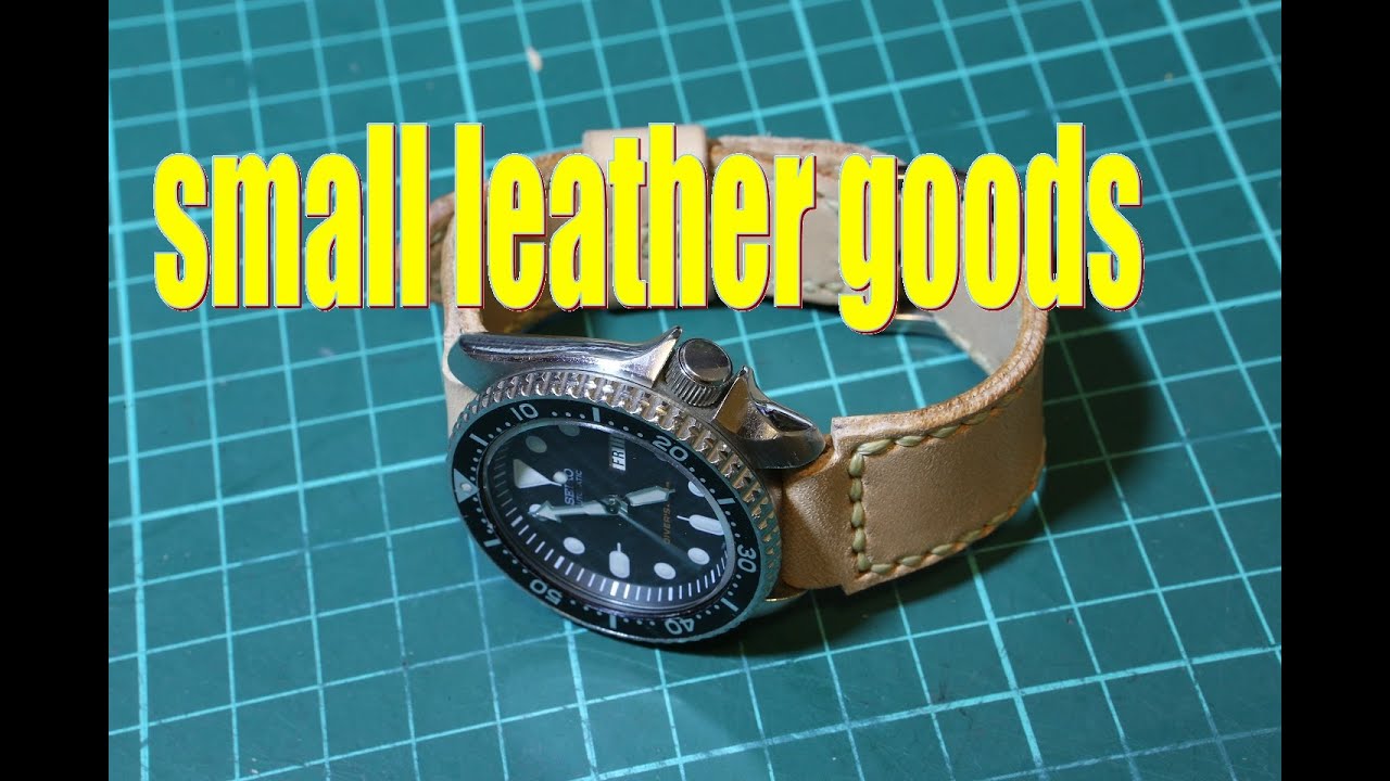 making a leather watch strap