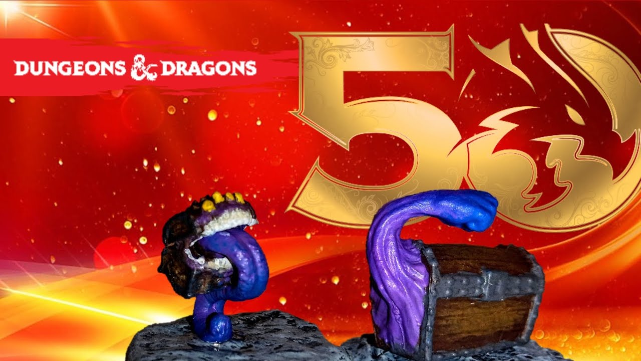 D&D nolzur's marvelous miniatures 50th anniversary mimics review