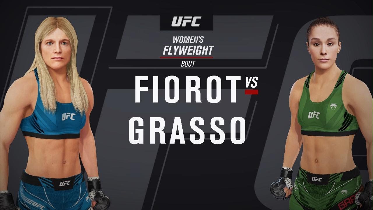 Manon Fiorot vs Alexa Grasso 👀👊🔥 | EA SPORTS UFC 4
