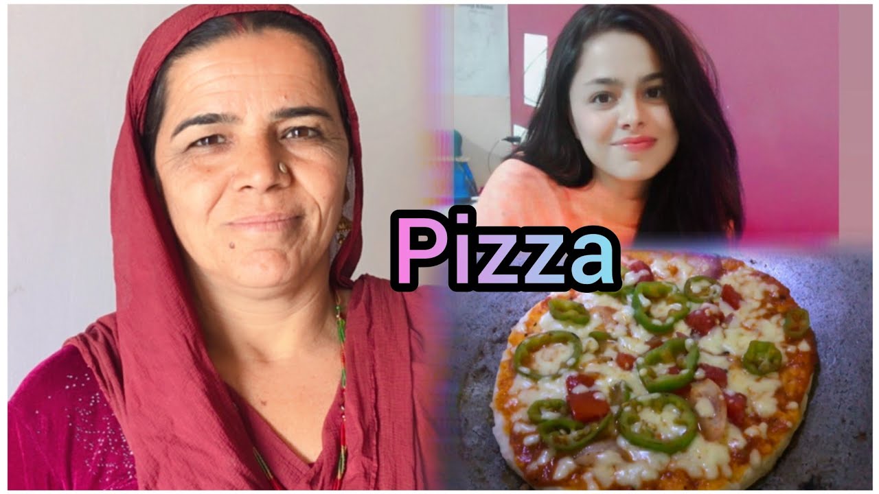 Aaj bnaya gharpe pizza 🍕#youtube #villagelife #gaon #viral #rajasthan 