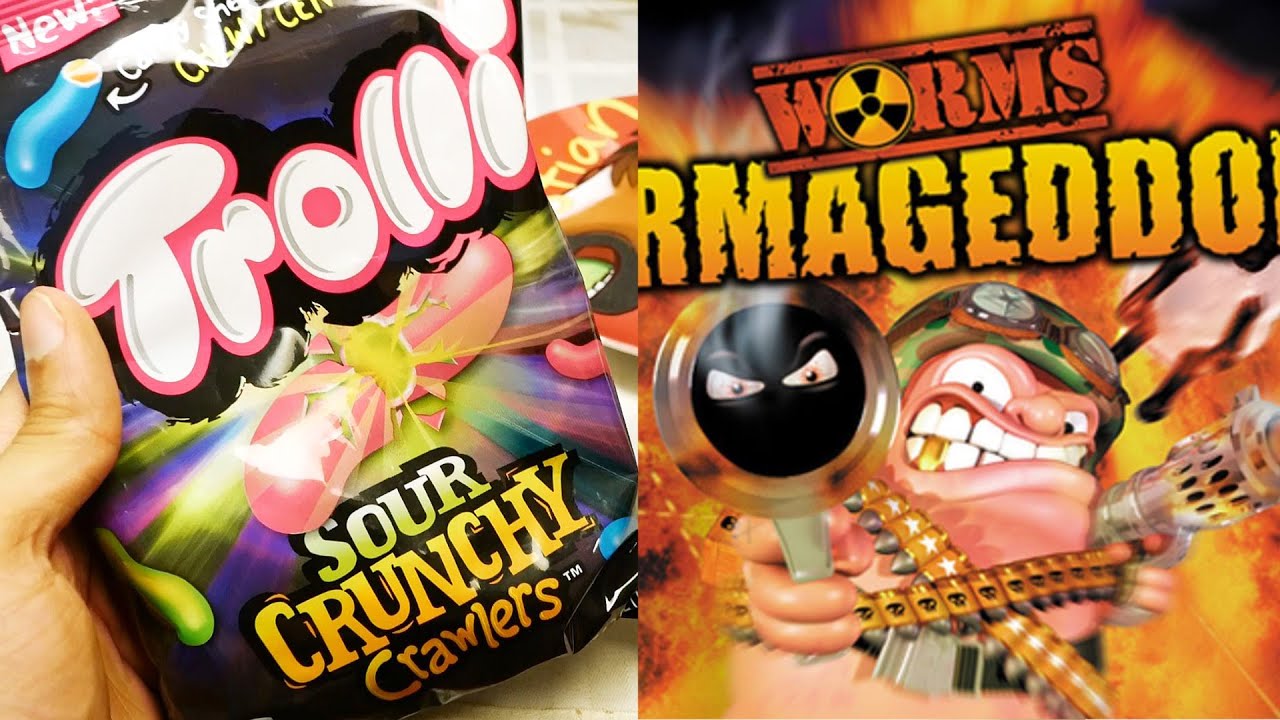 Worms Armageddon Champion Reviews Gummy Worms: Trolli Crunchy Crawlers.  [Sir Sebastian]