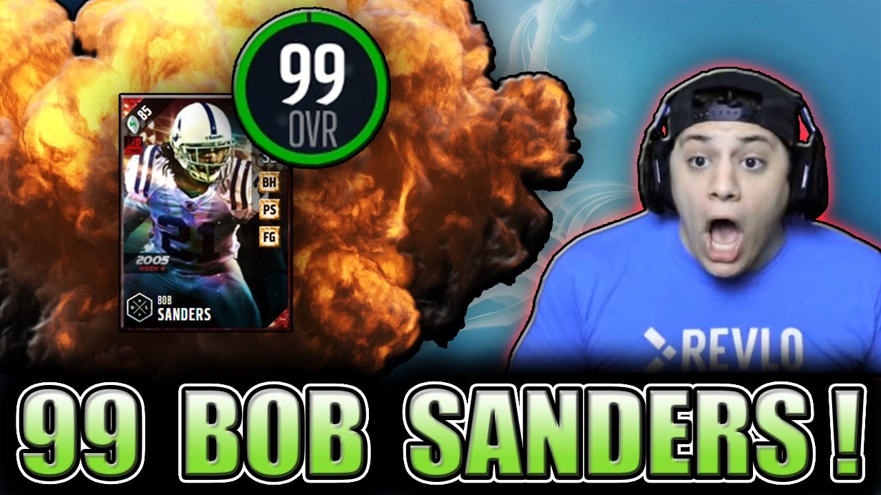 DLINE USERS ARE THE TOUGHEST OPPONENTS! (99 BOB SANDERS GAMEPLAY) - MADDEN 17 ULTIMATE TEAM