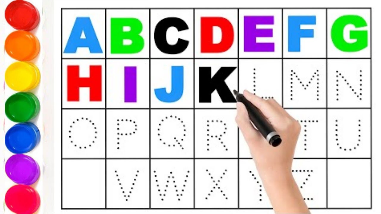 ABCD for kids🆎️Kids to recognise ABCD with their pictures,Learn ABCD how it looks like😍A for apple🍎 
