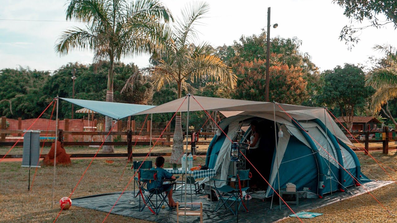 ACAMPAMENTO DE FÉRIAS EM MINAS GERAIS #asmr #asmrvideo #camping