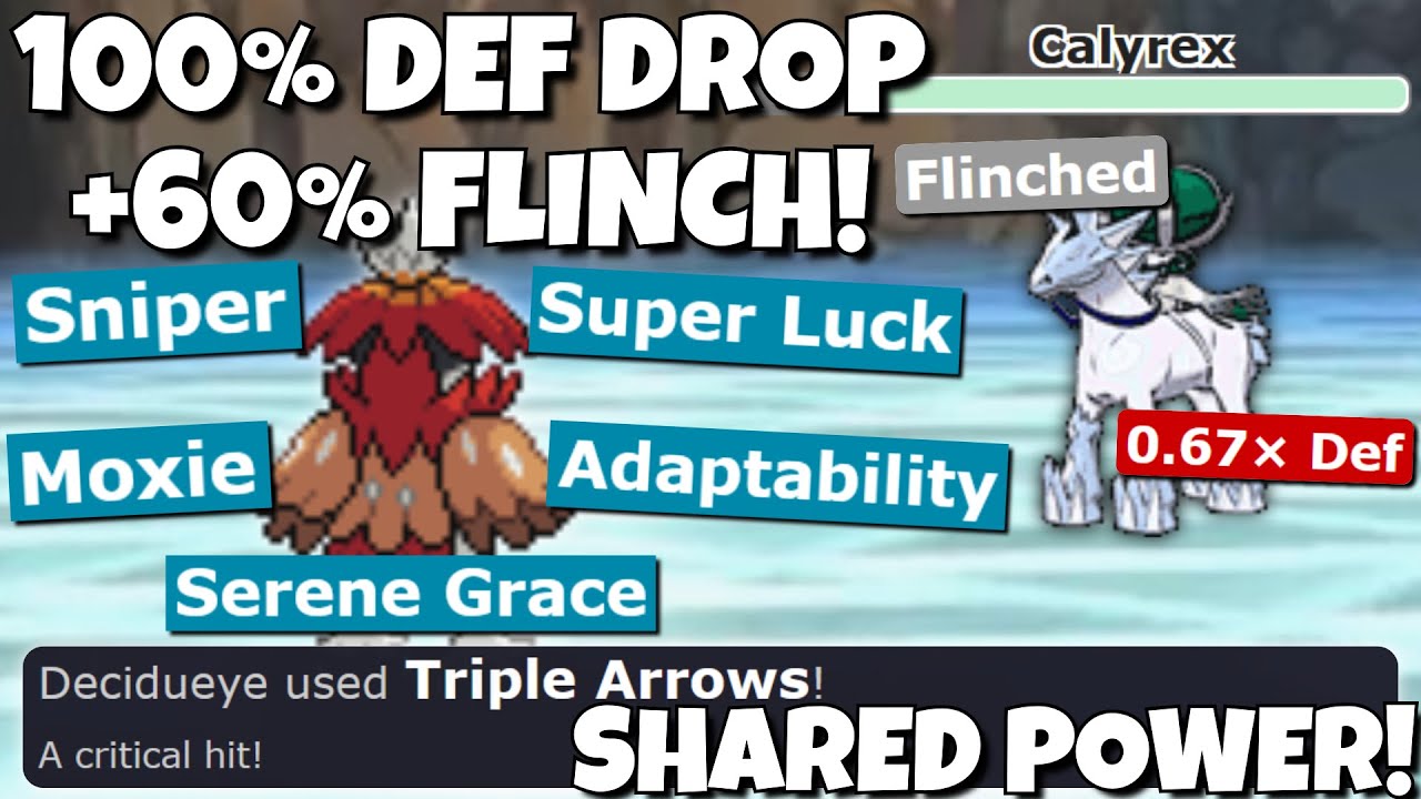 SERENE GRACE + MOXIE HISUIAN DECIDUEYE BREAKS SHARED POWER! POKEMON SCARLET AND VIOLET