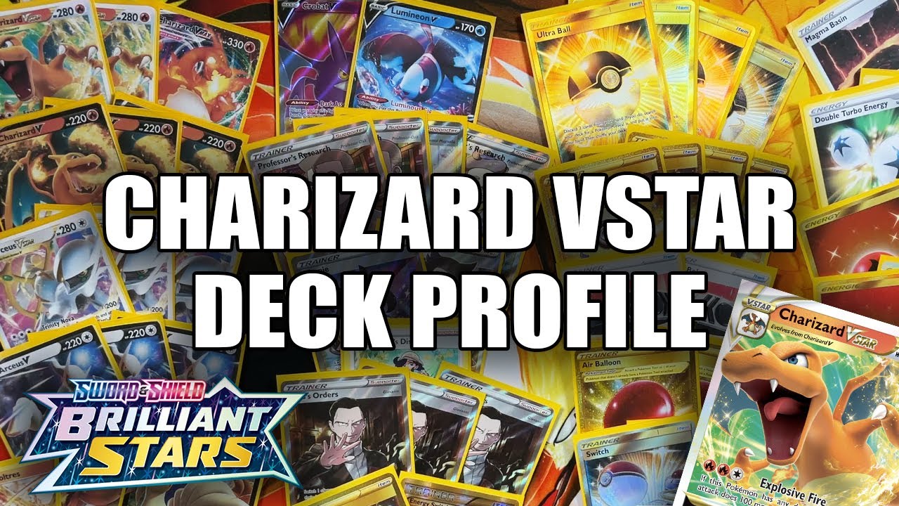 Charizard VSTAR Deck Profile With Arceus VSTAR - Brilliant Stars Decklist (Pokemon TCG)