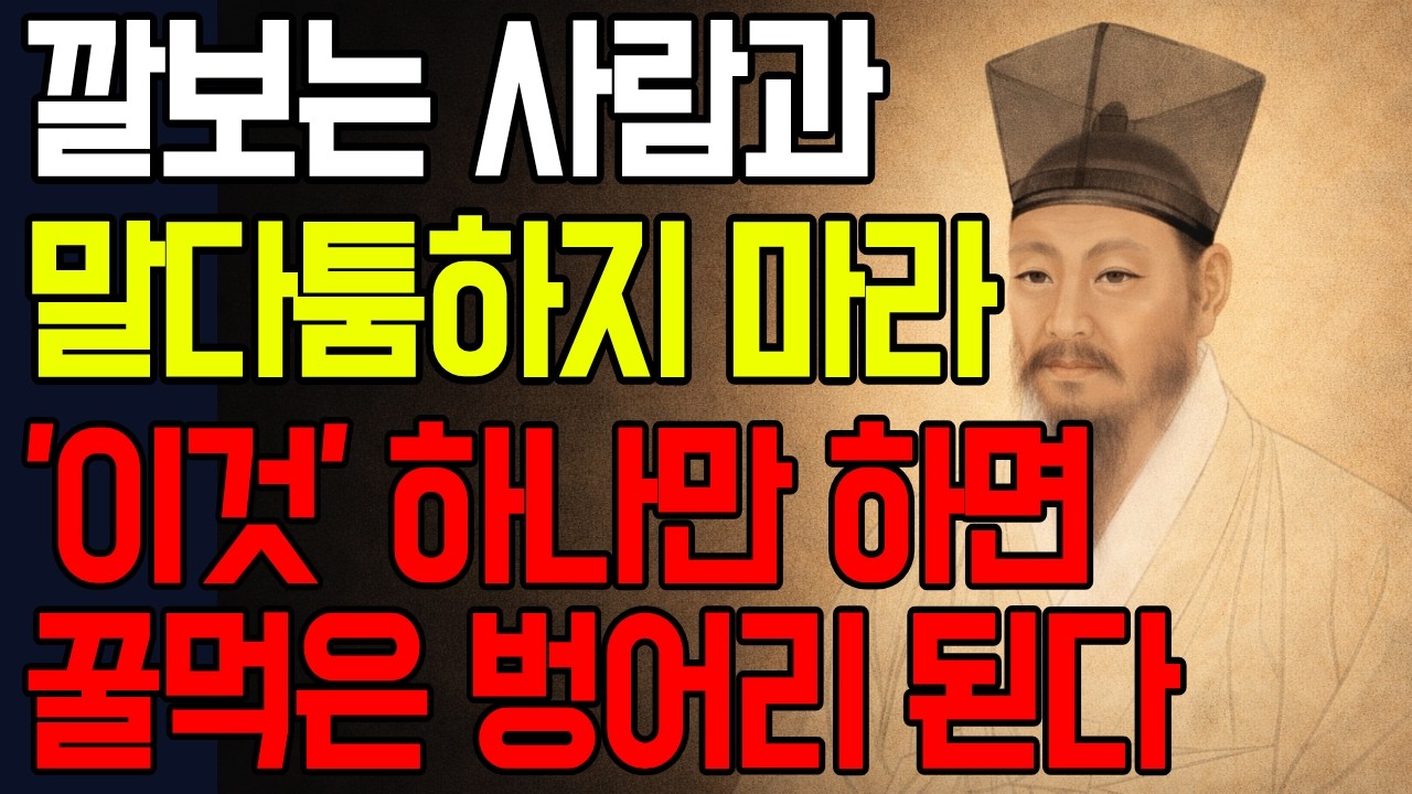 나를 무시하는 사람에게 말 없이 이것만 하라 바로 꼬리 내린다 l 정약용의 인간관계 조언 l 인생 명언 l 지혜 l 오디오북