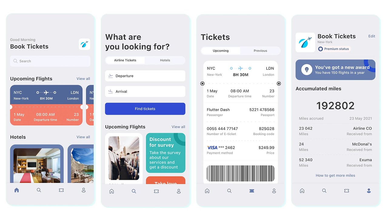 Flutter 3.10.0 Master Class for Beginners to Advanced | Ticket Booking App Development Tutorial