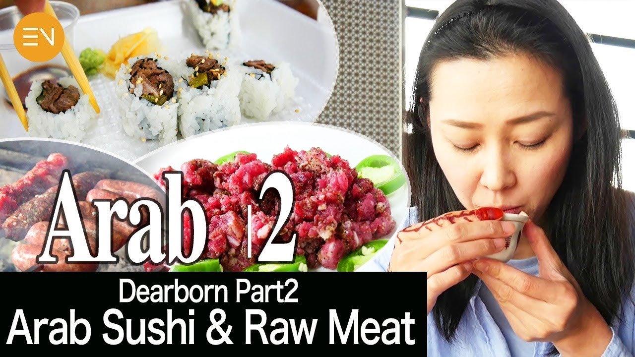 Challenge Arab Sushi & Raw Meat (Arab Neighborhood Part2)