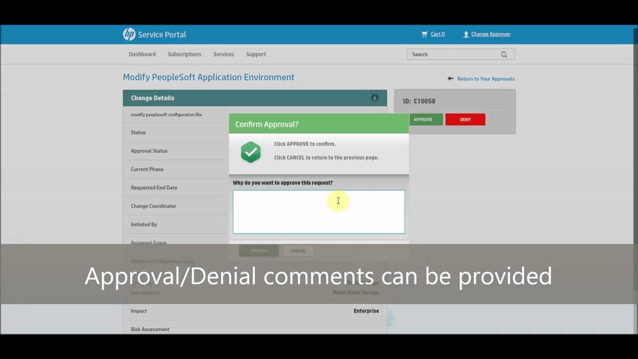 Simplified Change Management with HP Service Manager