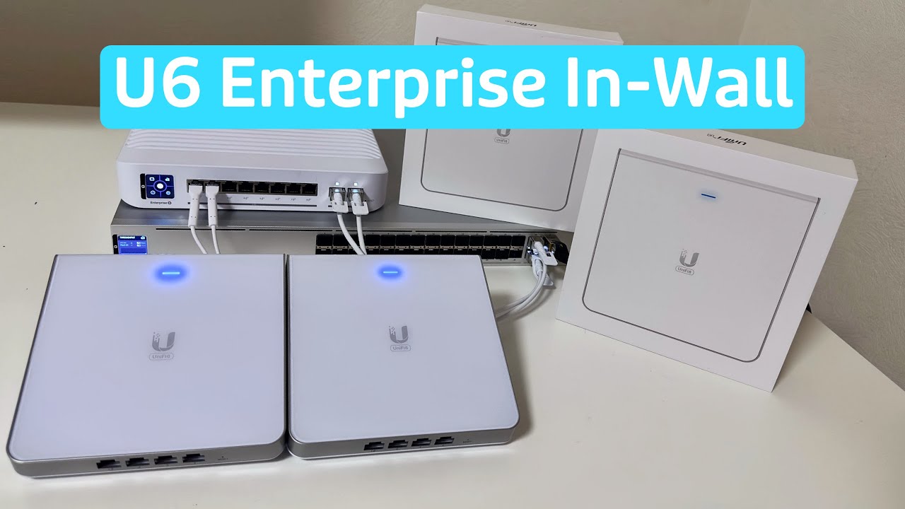 U6 Enterprise In-Wall 2023 | Wifi 6E, 2.5 Gbps
