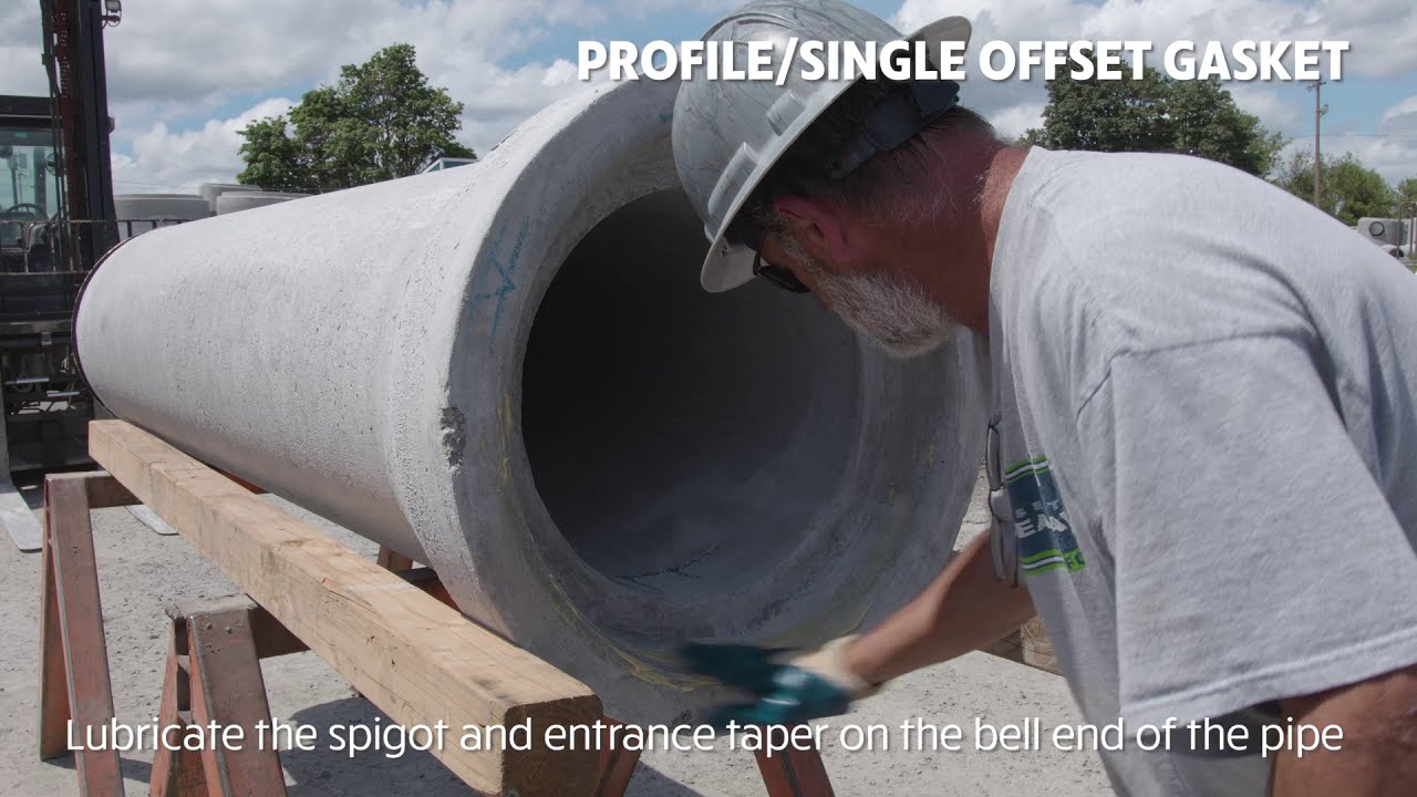 Lubrication and Equalization | Installing Gaskets on Reinforced Concrete Pipe