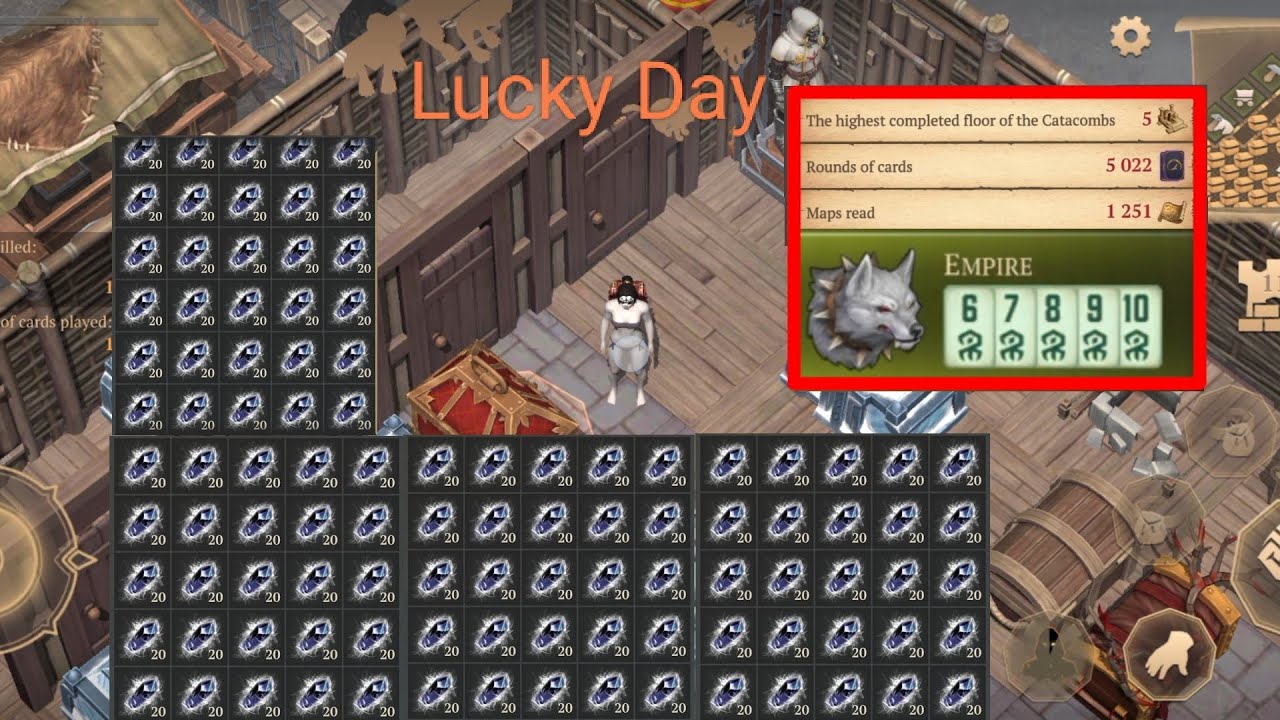 Grim Soul - Lucky Day After 5000+ Card Games | Burning 2100 Soul Shards | Wandering Merchants | x🔟