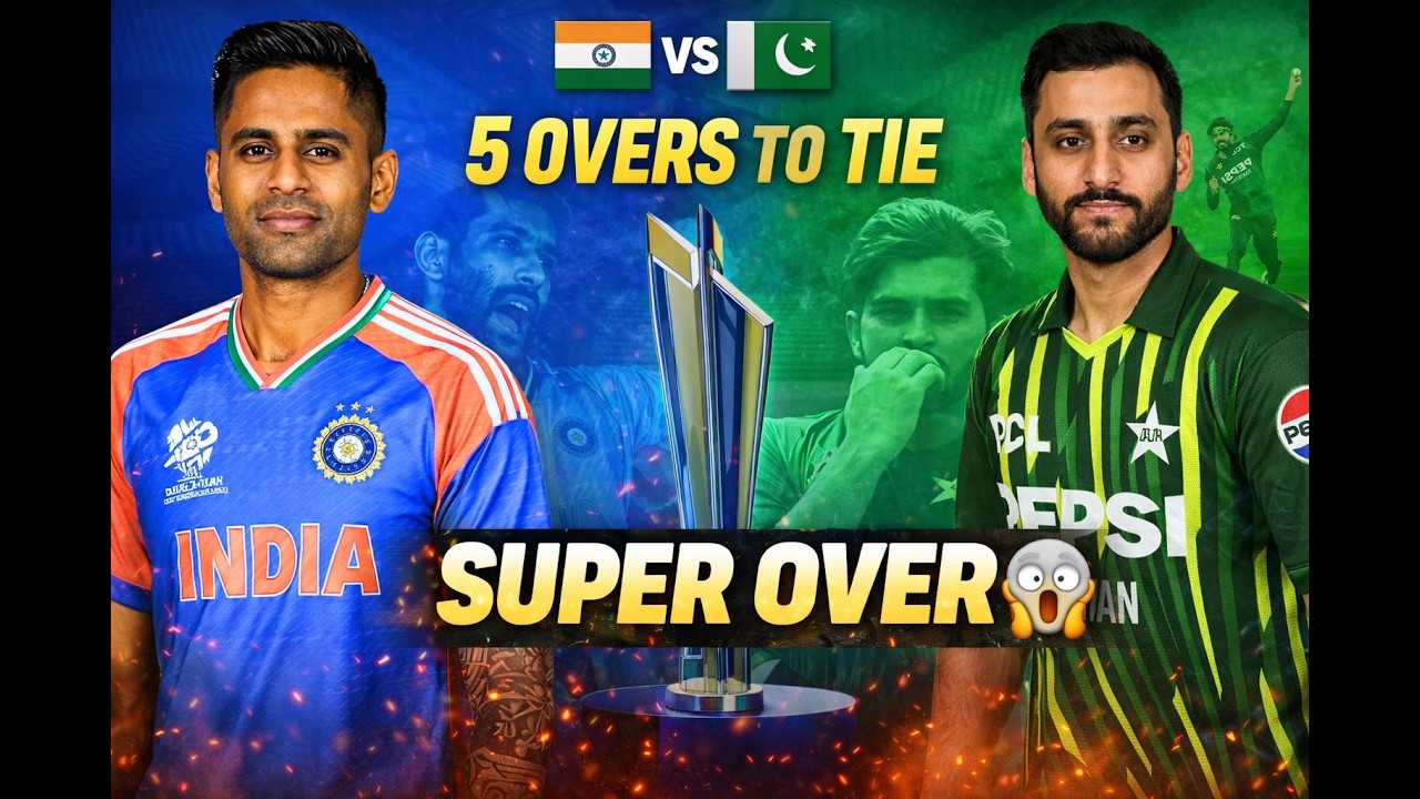 India vs Pakistan Super Over Battle🔥Pressure 100x! #cricket #gameplay #indiavspakistan #games#trend