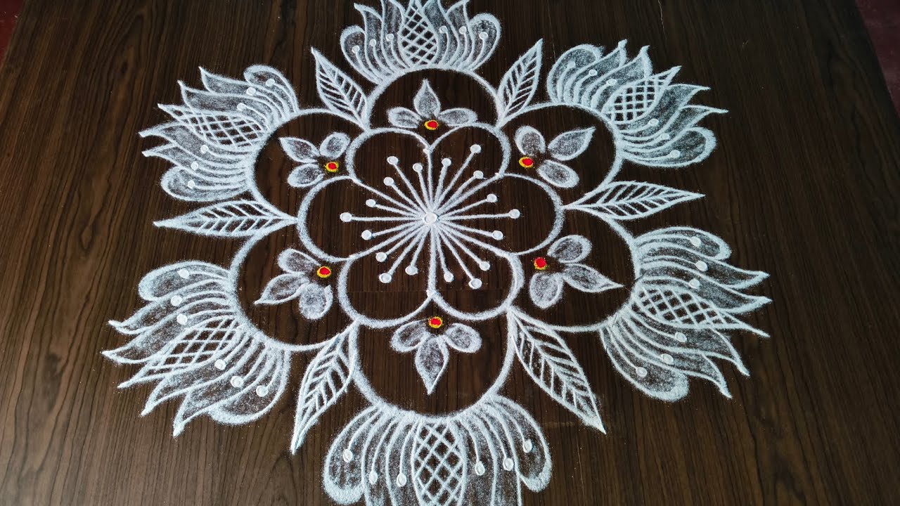 மாசி மகம் ஸ்பெஷல் ரங்கோலி கோலம் 🌺#festivalrangoli#maasimaathakoolam