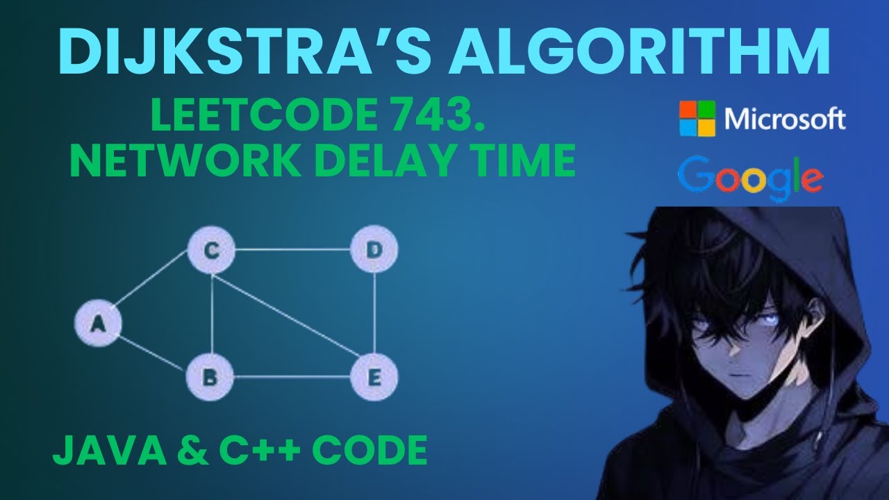 Network Delay Time | LeetCode 743 | Dijkstra&rsquo;s Algorithm | Java & C++ code