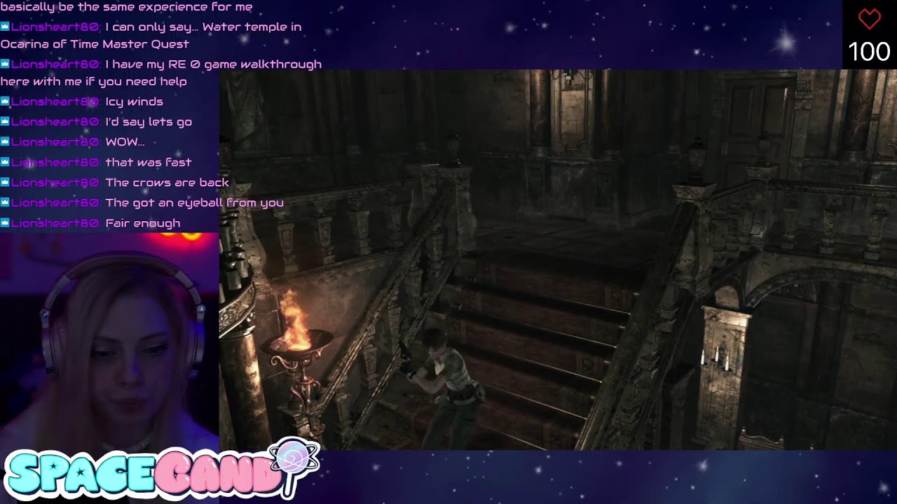 SpaceCandi Streams Resident Evil 0 HD Remaster