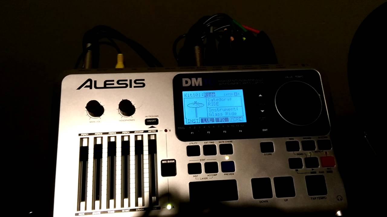 Alesis DM10 X KIT kr&oacute;tka instrukcja jak umożliwić zapis personalnych ustawień
