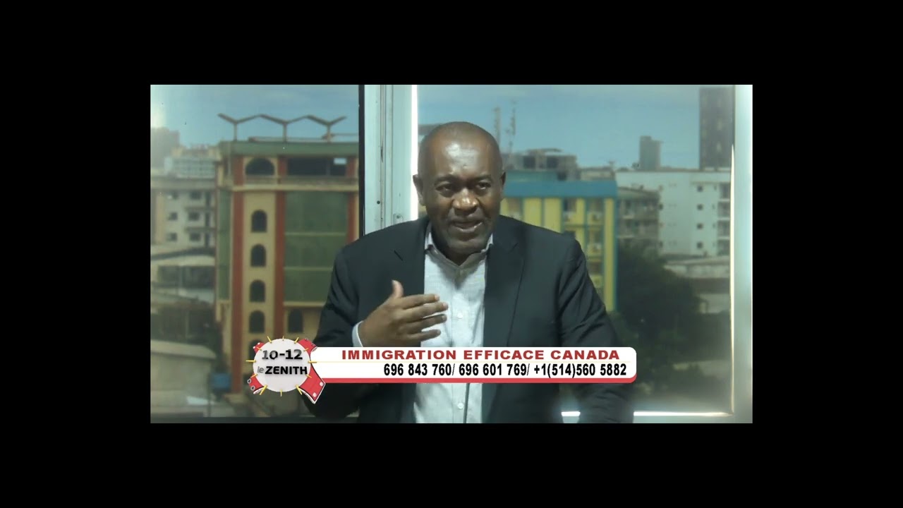 Le Consultant Réglementé en immigration M. Henri Simplice TCHAGANG NZIEMI sur Equinoxe TV