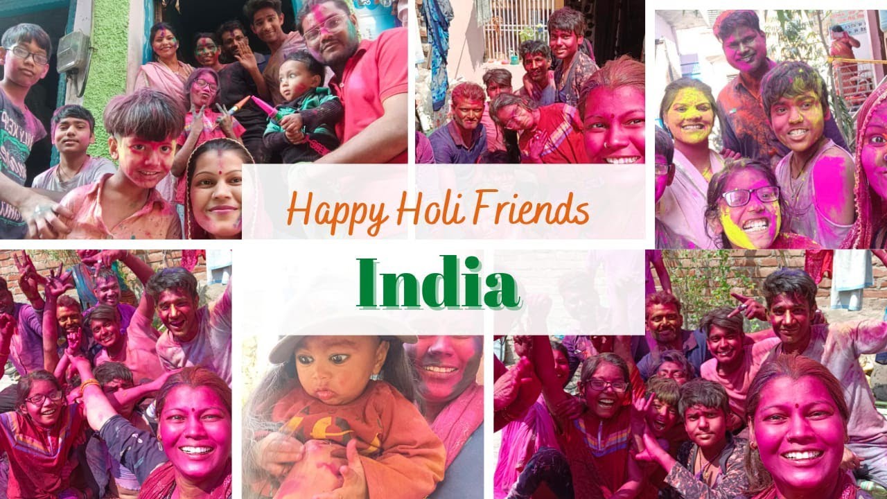 Holi vlog in India Must watch #viralvideo #trending #holi