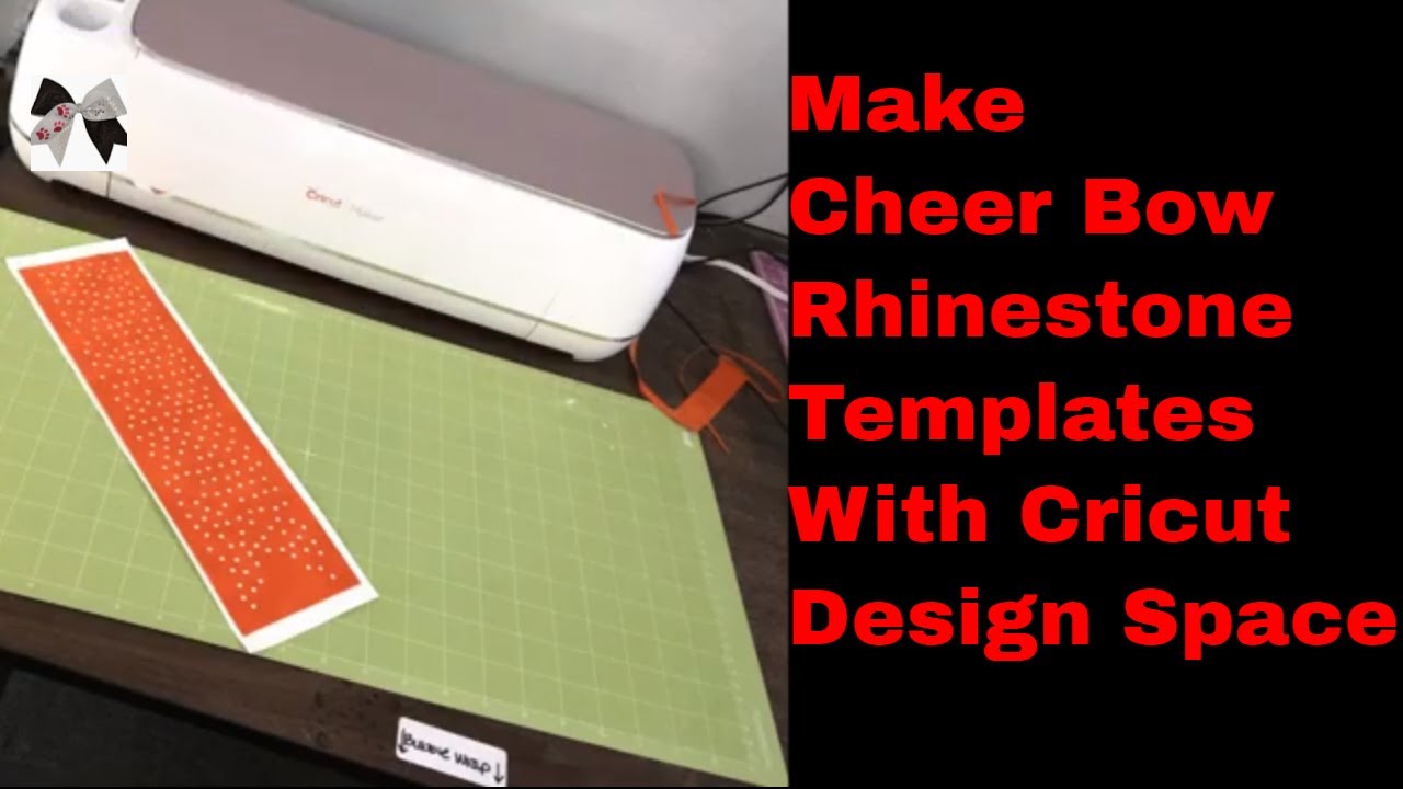Make Cheer Bow Rhinestone Templates With Cricut Design Space