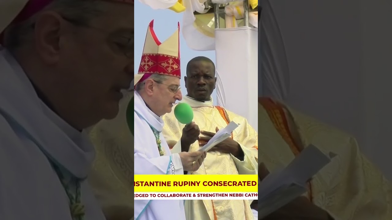 Procession at the consecration of the new Bishop, Rt Rev Constantine Rupiny