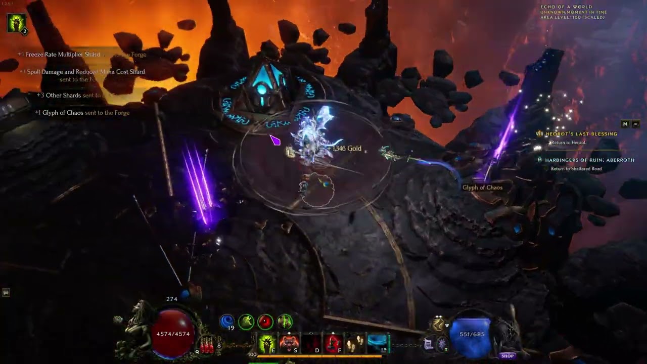 Last Epoch 1.2.5.1 Tornado Werebear 2500 corruption monos and bosses