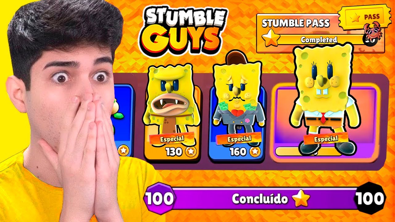 PASSE DO BOB ESPONJA QUE NINGUÉM PEGA MAIS NO STUMBLE GUYS!