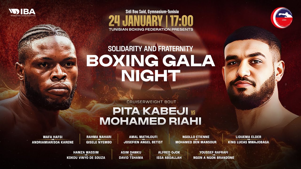TBF Solidarity and Fraternity Boxing Gala Night | January 24, 2025 | Tunisia