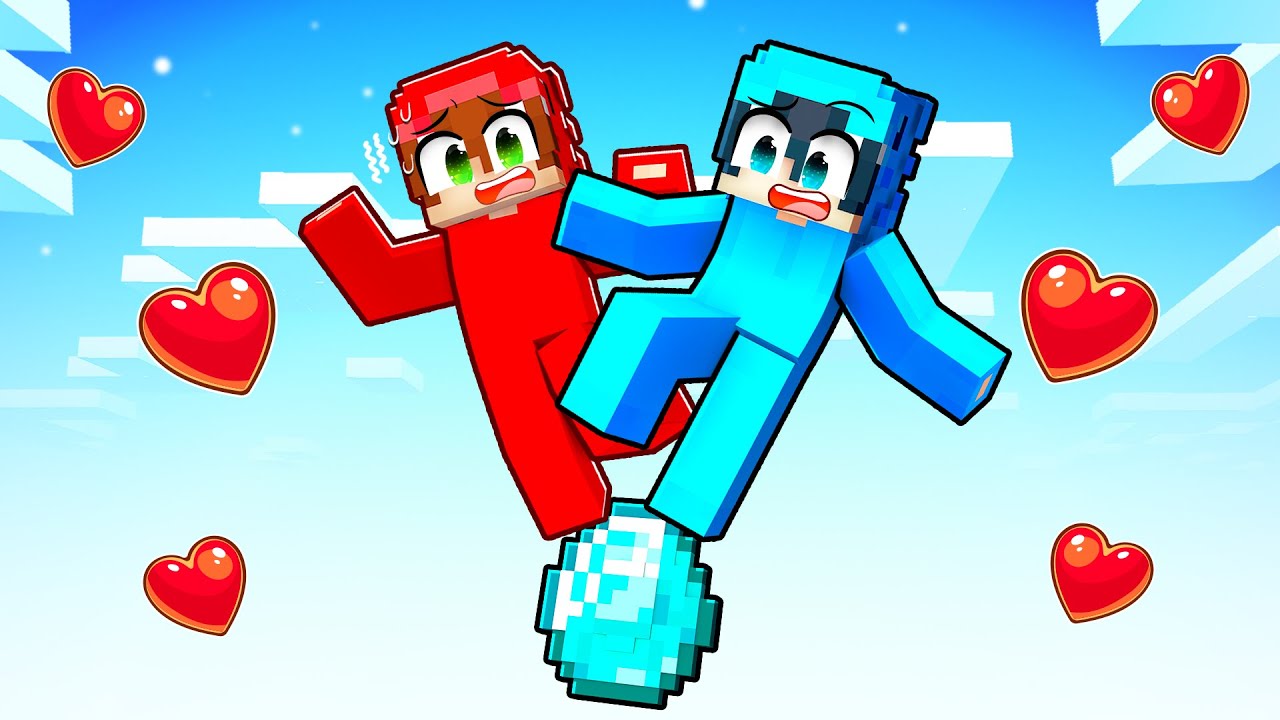 Moni TEK BLOK ELMASTA! - Minecraft