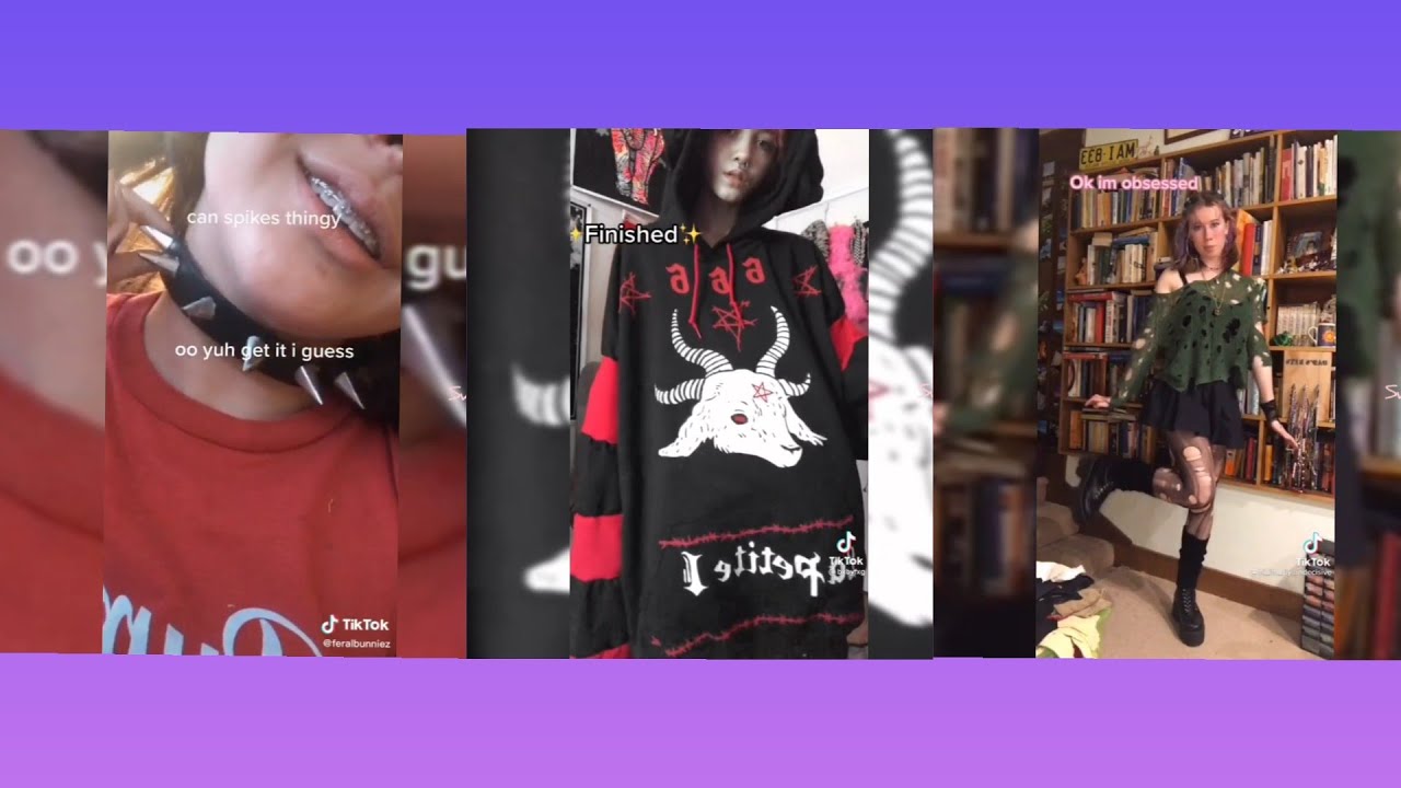 Alt style diys & thrift flips tiktok compilation #altdiy