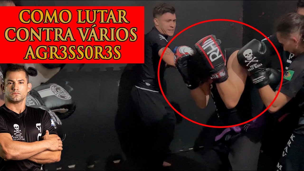 LUTAR CONTRA VÁRIOS AO MESMO TEMPO + SOCO CRUZADO | VLOG CAVEIRA #12