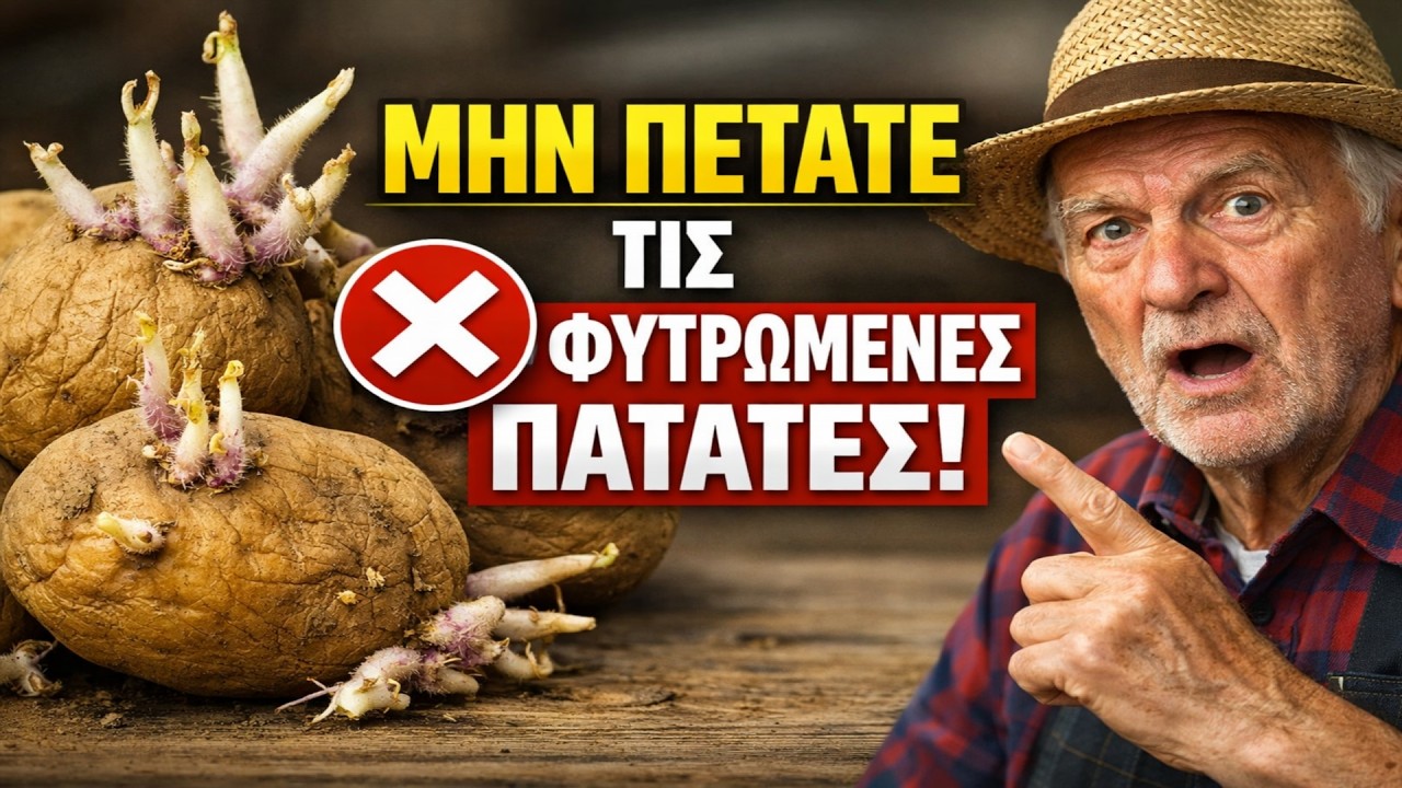 Οι πατάτες σας φύτρωσαν; ΜΗΝ ΤΙΣ ΠΕΤΑΞΕΤΕ! Αυτό το μυστικό του παππού θα τις μετατρέψει σε χρυσάφι