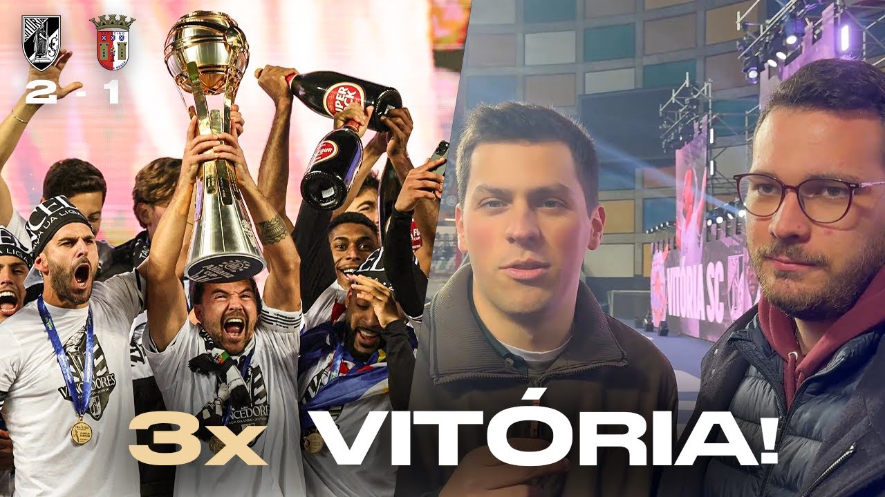🏆 O Terceiro Capítulo da Glória | Matchday Vlog Vitória SC 2-1 SC Braga - Final da Taça da Liga