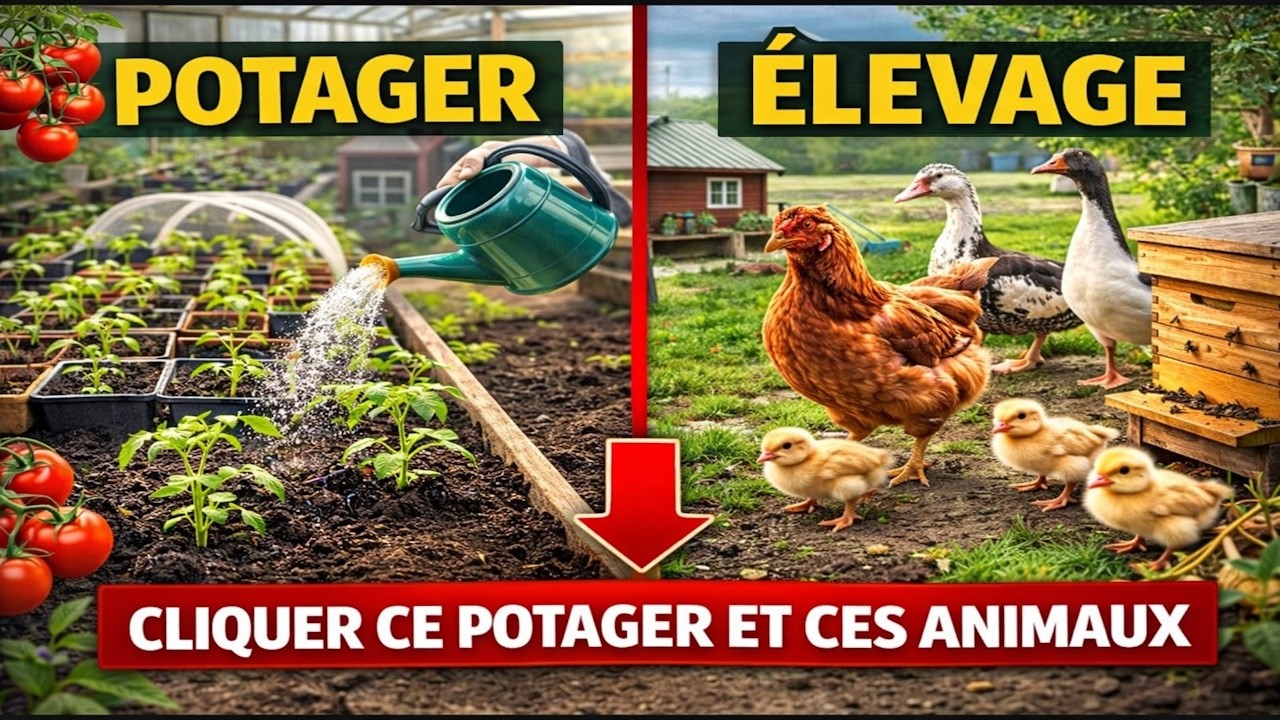 Potager 2026 :Tomates🍅 en serre froide : repiquage, nouvelle porte & futur élevage !