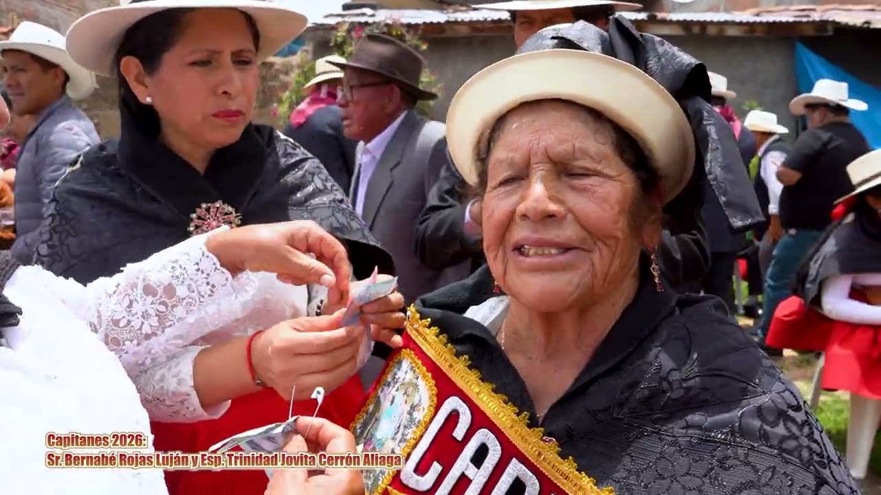 CAP 06: Capitanes 2026: Bernabé Rojas Luján y Trinidad Cerrón Aliaga - Patrón San Sebastián de Ahuac