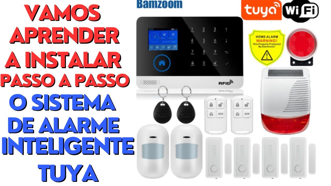 Vamos Aprender a Configurar o Sistema de Alarme Inteligente, WiFi, GSM Tuya Super Fácil veja.